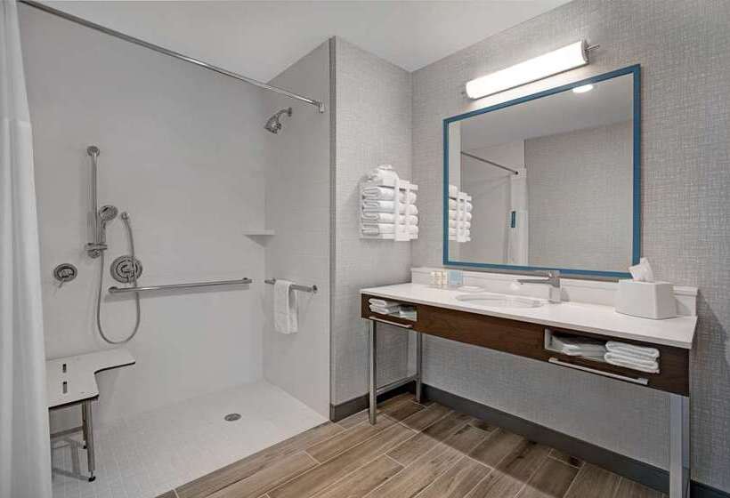 キングサイズベッドのスタンダードルーム, Hampton Inn & Suites Nashville North Skyline