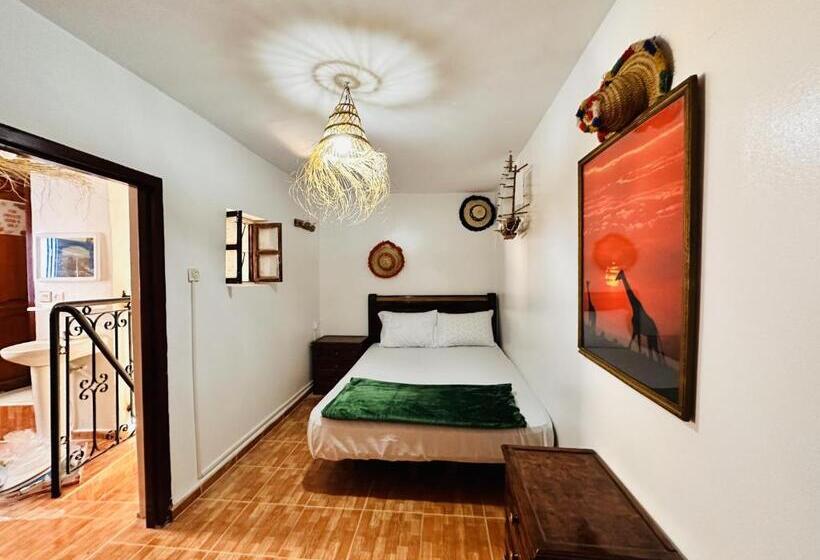 Standard room with outdoor bath, Azoul Surf Hostel Taghazout