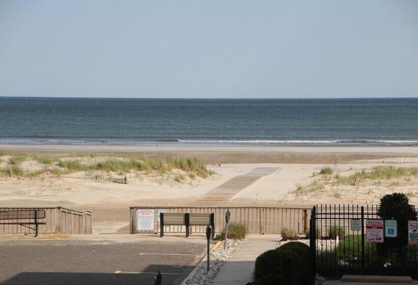 اتاق لوکس با بالکن و چشم‌انداز دریا, Beach Colony Motel