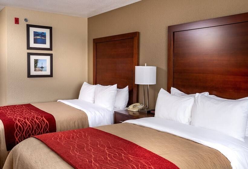 스탠다드 룸 더블 침대 2개, Comfort Inn River's Edge