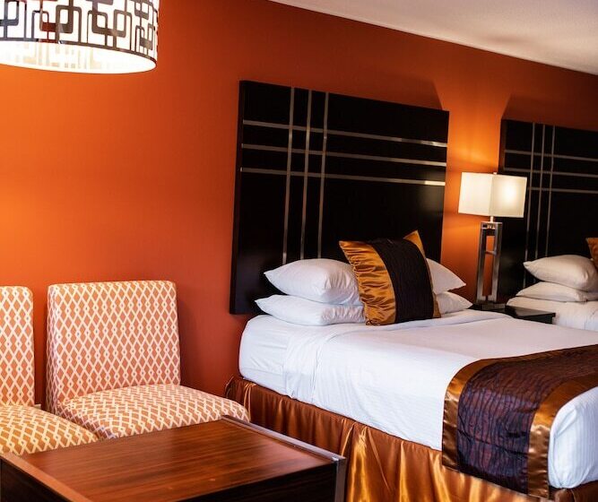 带2个双人床的标准工作室, Gateway Inn And Suites