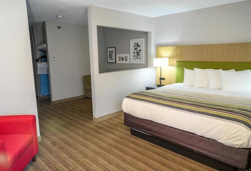 キングサイドベッドのスタンダードワンルーム, Country Inn & Suites By Radisson, Greenfield, In