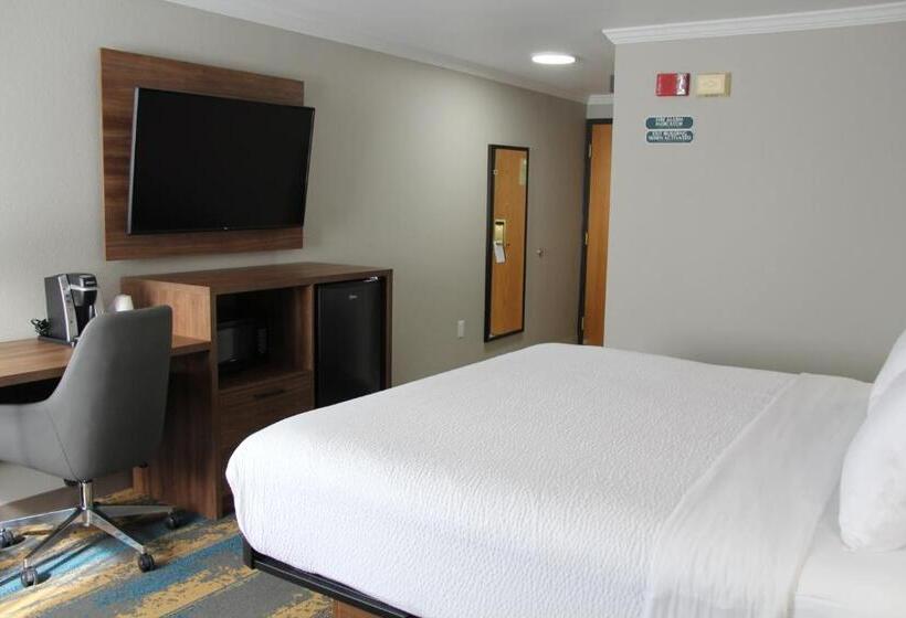 身障者適用キングサイズベッドルーム, La Quinta Inn & Suites By Wyndham Yakima Downtown