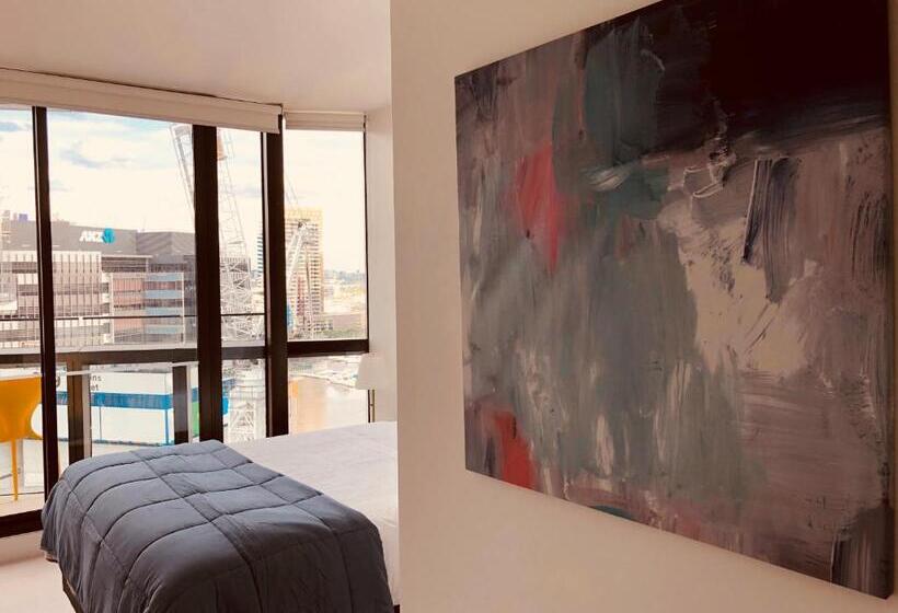침실 2개 디럭스 아파트, Winston Apartments Docklands