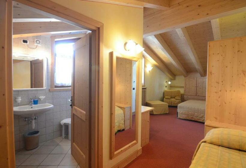 Четырехместный Номер Стандарт, Albergo Alpenrose