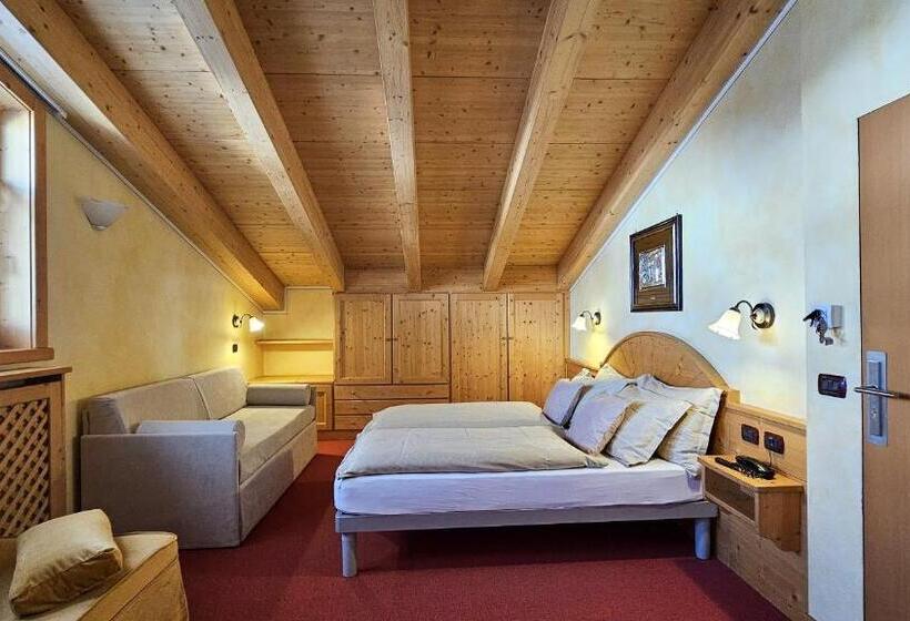 Четырехместный Номер Стандарт, Albergo Alpenrose