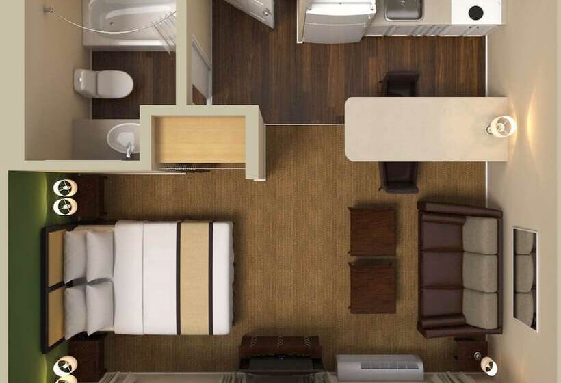 디럭스 스튜디오, Extended Stay America Select Suites   Orlando   Lake Mary   1040 Greenwood Blvd