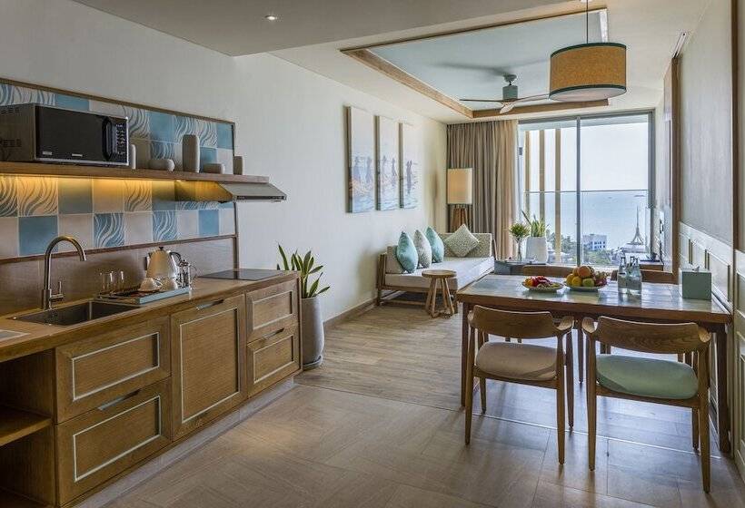 آپارتمان 2 خوابه با چشم‌انداز دریا, Fusion Suites Vung Tau
