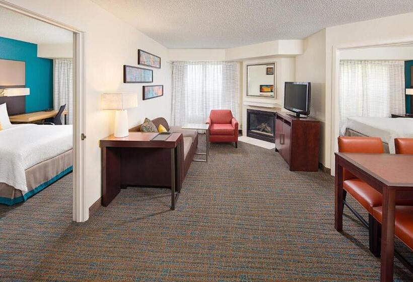 Люкс 2 Спальни, Residence Inn By Marriott Detroit Livonia