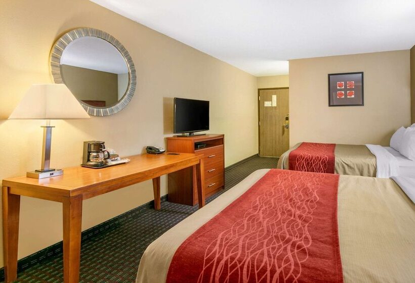 스탠다드 룸 더블 침대 2개, Rodeway Inn Rapid City