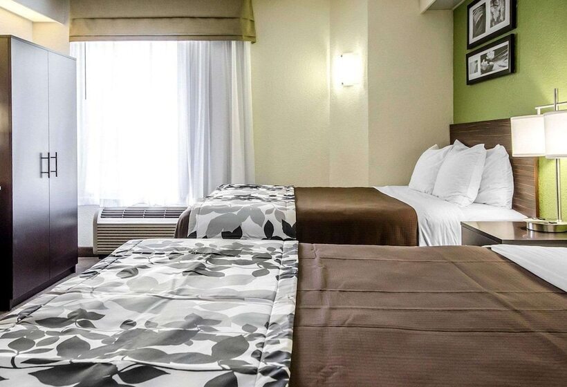 Номер Стандарт 2 Двуспальные Кровати, Sleep Inn Louisville Airport & Expo