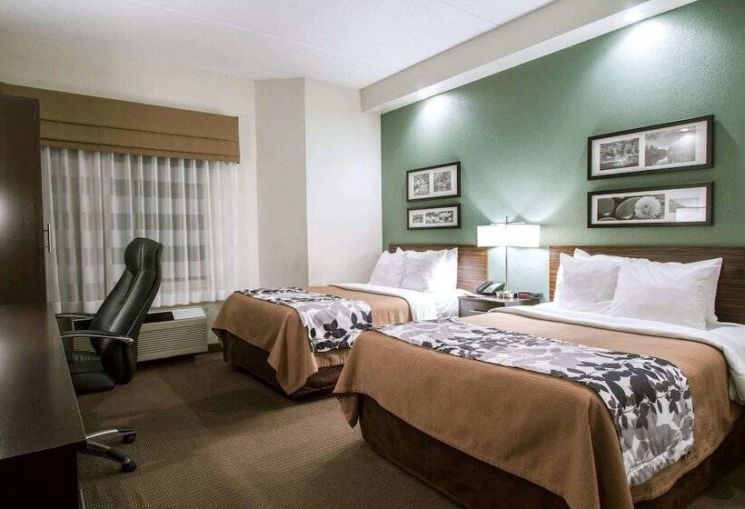 Номер Стандарт 2 Двуспальные Кровати, Sleep Inn & Suites Buffalo Airport
