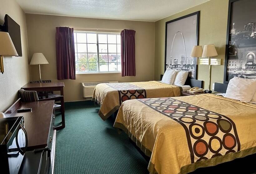 Номер Стандарт 2 Двуспальные Кровати, Super 8 By Wyndham Platte City Kansas City Area