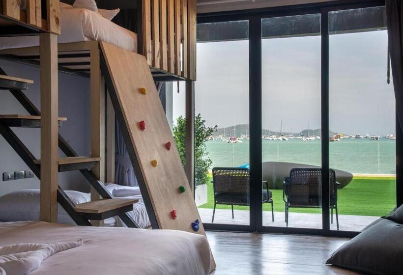اتاق خانوادگی با چشم‌انداز دریا, Arch39 Phuket Beach Front   Sha Plus