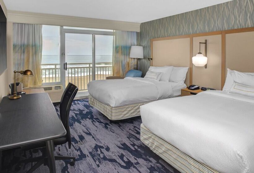 Номер Стандарт 2 Двуспальные Кровати, Fairfield Inn & Suites By Marriott Virginia Beach Oceanfront