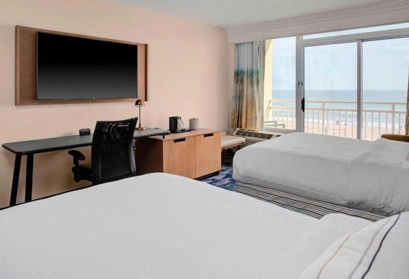 Номер Стандарт 2 Двуспальные Кровати, Fairfield Inn & Suites By Marriott Virginia Beach Oceanfront