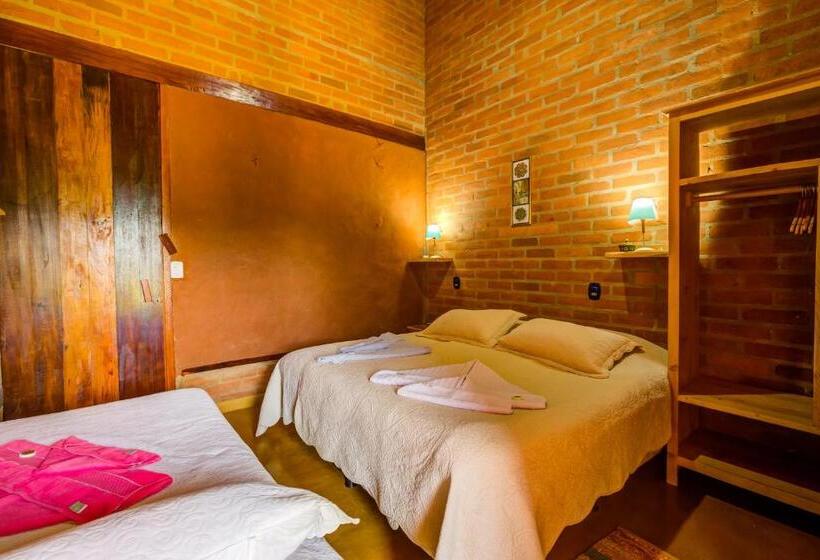 패밀리 룸 산 전망, Hospedaria Estação Píccola No Quintal Da Pedra Do Baú