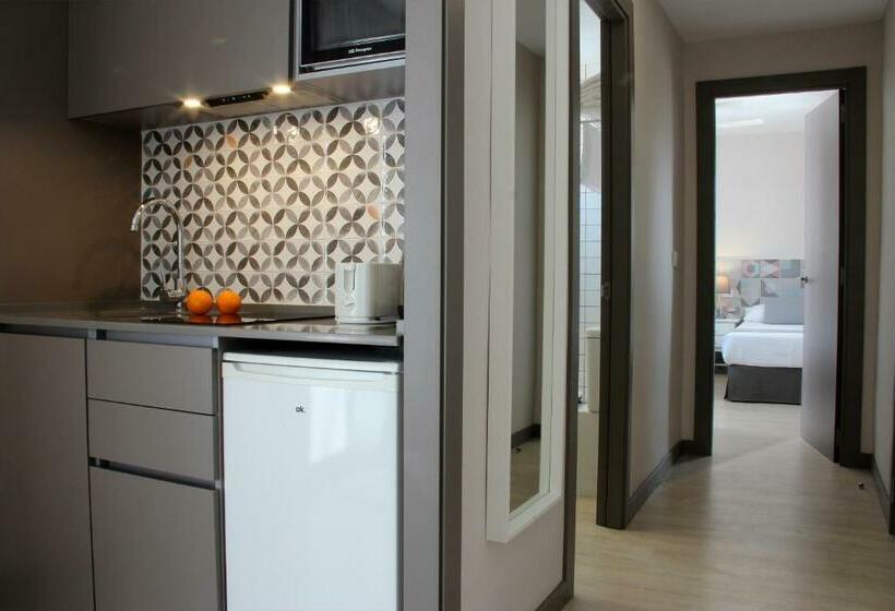 آپارتمان 1 خوابه با تراس, Apartamentos Ribera