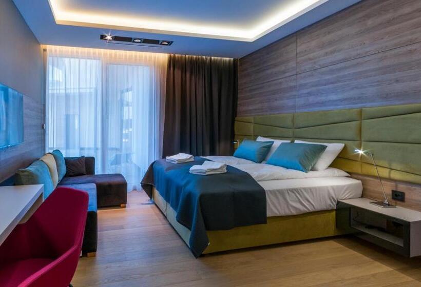 Люкс Deluxe Кровать Кинг, Przystań Mechelinki  Marina Del Mar