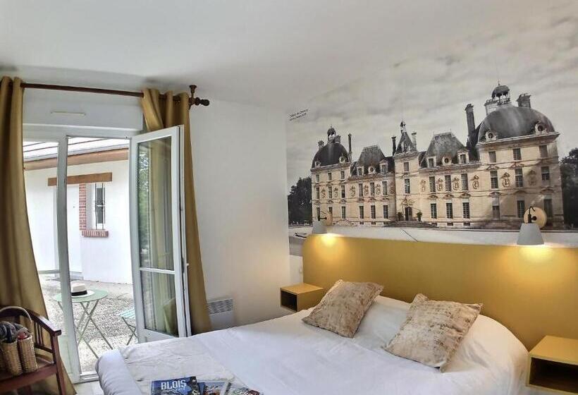 Номер Стандарт с Террасой, Logis Hôtel Du Château