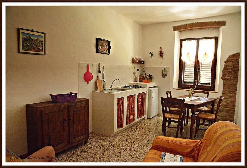 Апартаменты 1 Спальня Вид на Бассейн, Agriturismo Poggio Macinaio