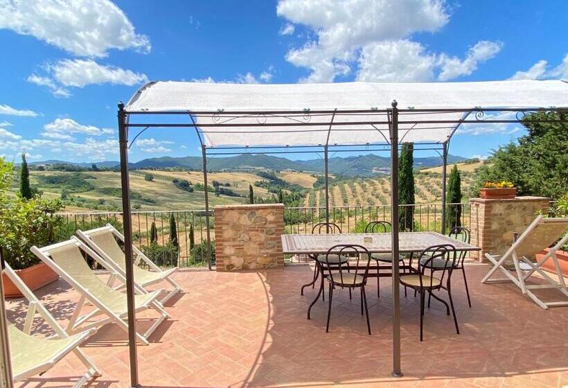 带花园景观和一个卧室的别墅, Agriturismo San Tommaso