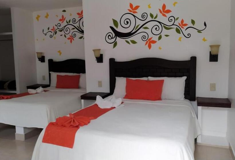 Номер Стандарт 2 Двуспальные Кровати, Posada Las Casas