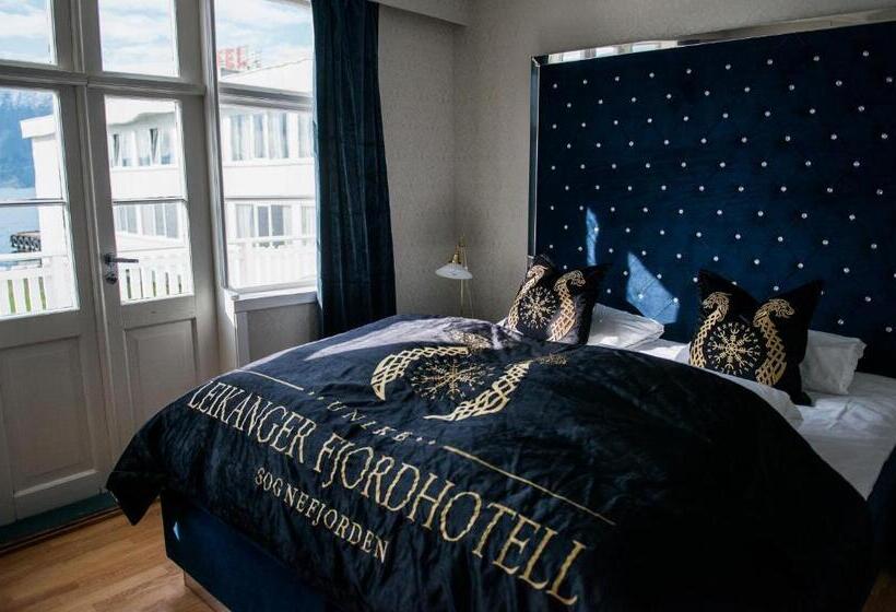 オーシャンビューデラックスルームバルコニー付き, Leikanger Fjordhotel   Unike Hoteller