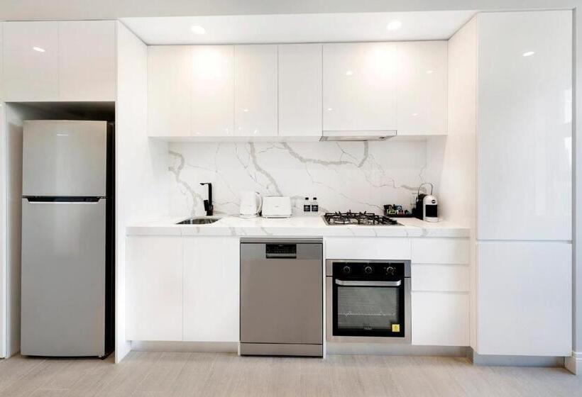 شقة ديلوكس غرفتين نوم, The Hamptons Apartments  St Kilda