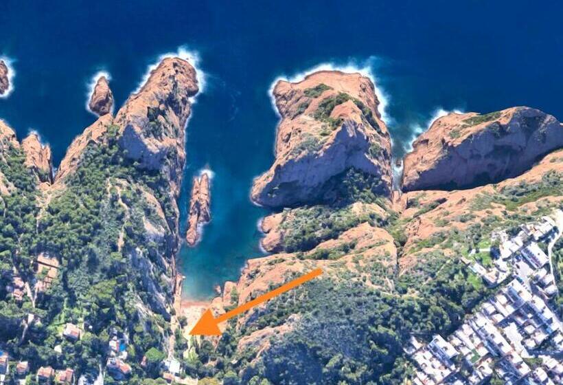 Апартаменты 1 Спальня Вид на Сад, La Calanque De Figuerolles
