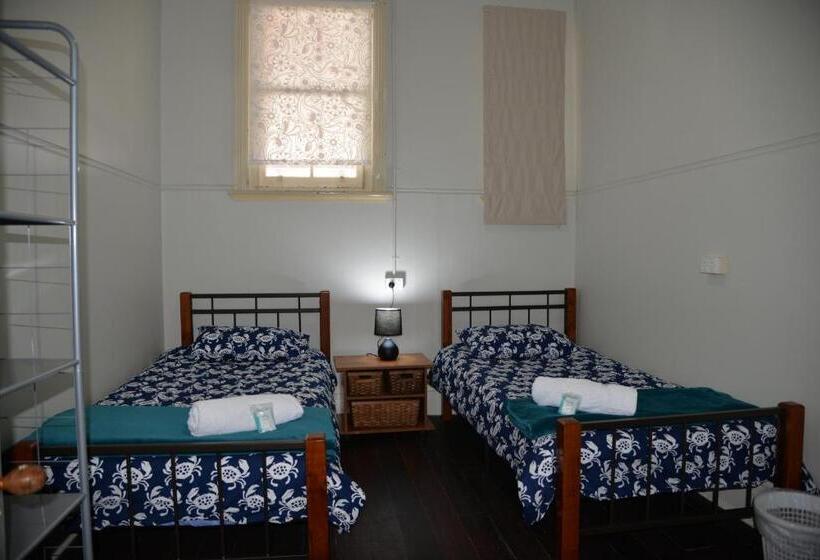 스탠다드 룸 공동 욕실, Geraldton Backpackers