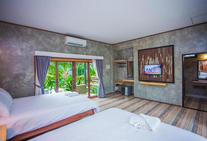 4인용 스탠다드 룸, Palm Pran Resort