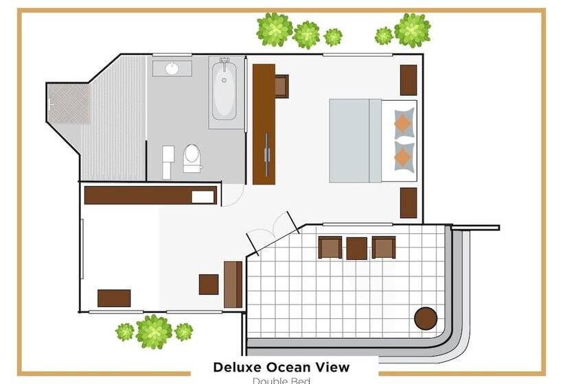Номер Deluxe Вид на Море, Puri Bagus Candidasa