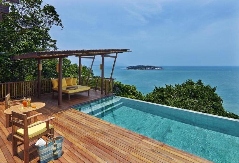 1침실 빌라 바다전망, Six Senses Samui