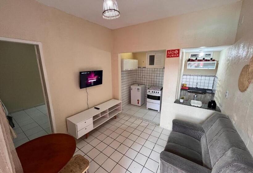 Apartamento Deluxe 1 Dormitório, Pousada Flor De Merepe