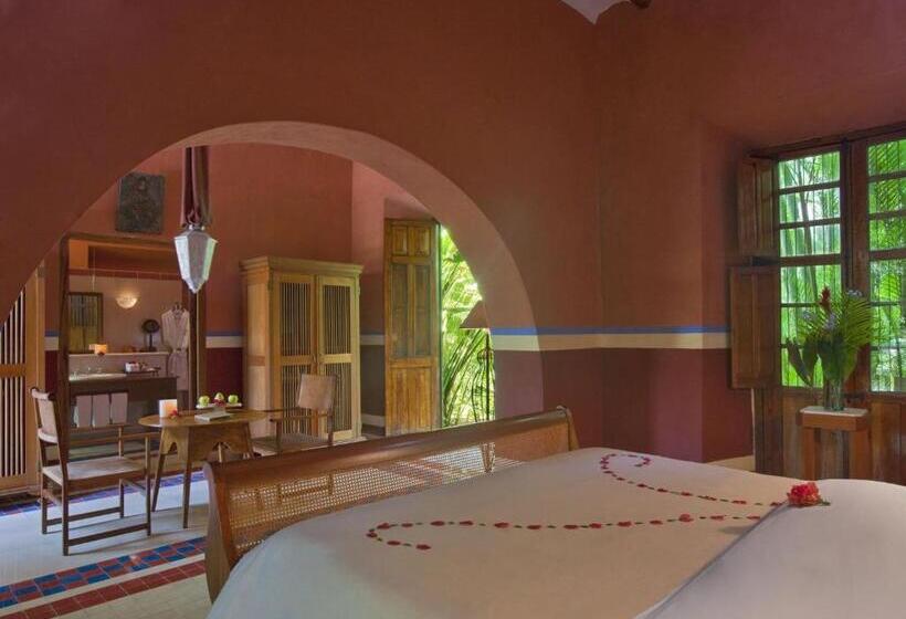 キングサイズベッドのスイートルーム, Hacienda San Jose Cholul