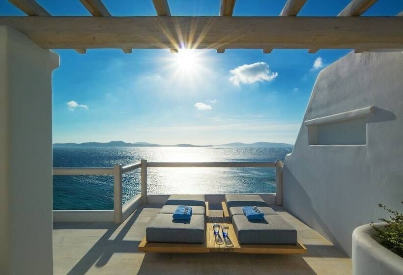 带海景的行政套房, Mykonos Grand Hotel & Resort