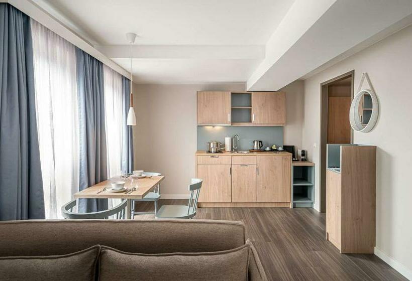 １ベッドルームのスーペリアアパートメント, Elaya Hotel Oberhausen Ehemals Ana Living Oberhausen By Arthotel Ana