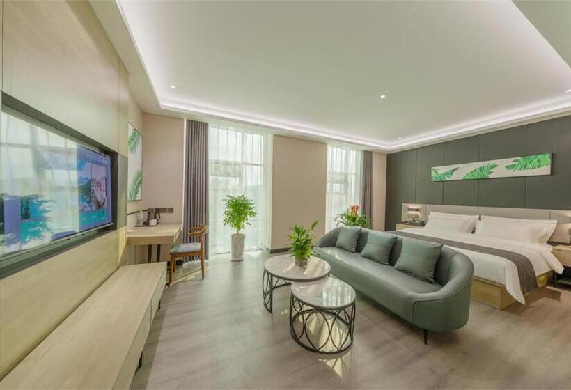 Номер Премиум, Thank Inn Chain Hotel Lanshan District Yitang