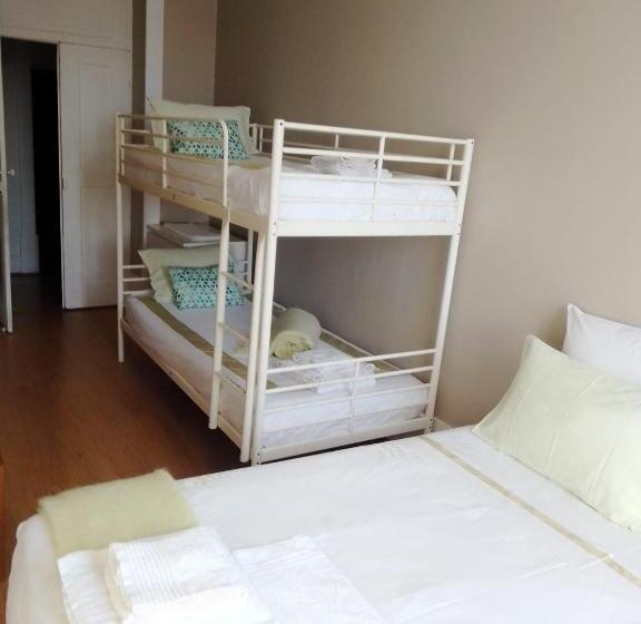 اتاق استاندارد چهارنفره با سرویس بهداشتی مشترک, Menina Da Ria Guest House