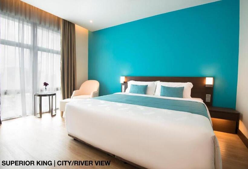 디럭스 룸 킹사이즈 침대, Astana Wing  Riverside Majestic