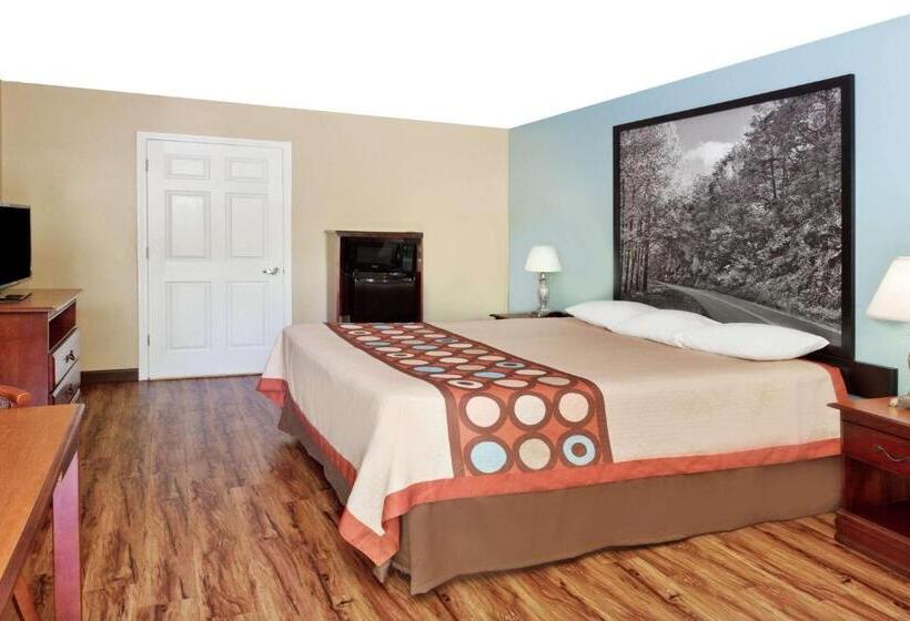 غرفة قياسية سرير كينج لذوى الإحتياجات الخاصة, Super 8 By Wyndham Ft. Oglethorpe Ga/chatt Tn Area