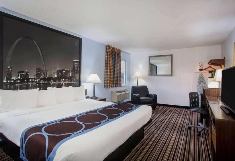 스탠다드 룸 킹사이즈 침대, Super 8 By Wyndham Washington