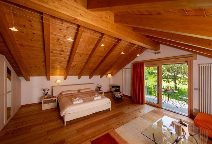 Люкс с гидромассажем, Albergo Edelweiss   Larespa