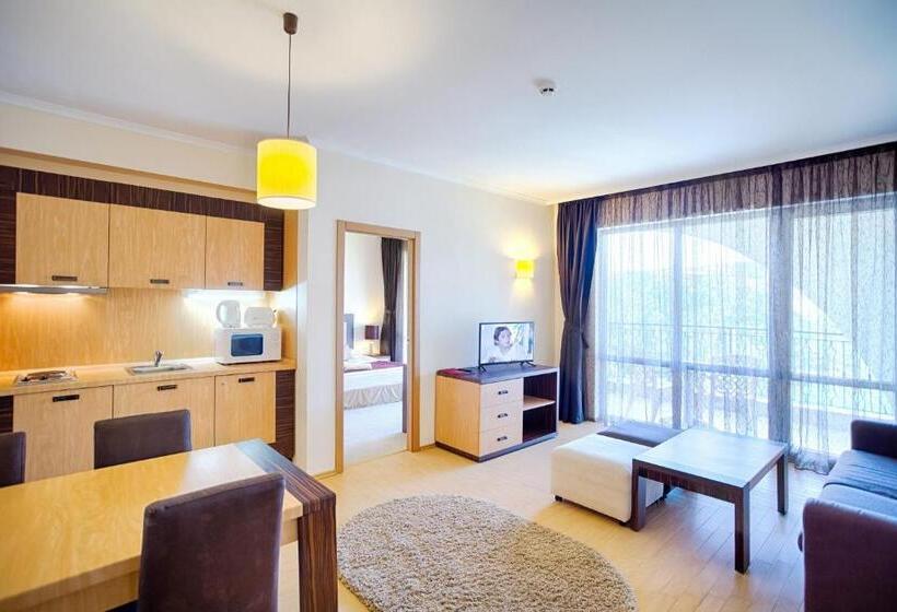 带1个卧室的带海景的公寓, Dit Majestic Beach Resort