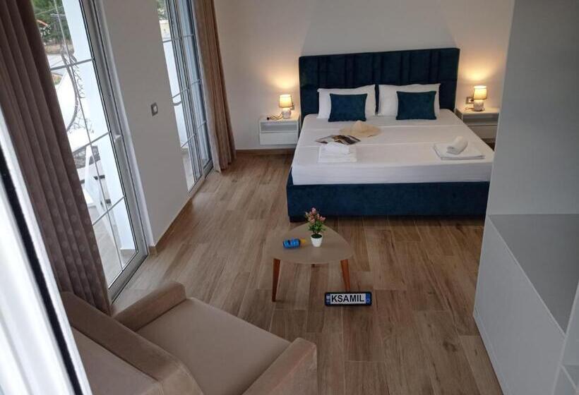 اتاق استاندارد سه تخته با بالکن, Tre Isole Ksamil