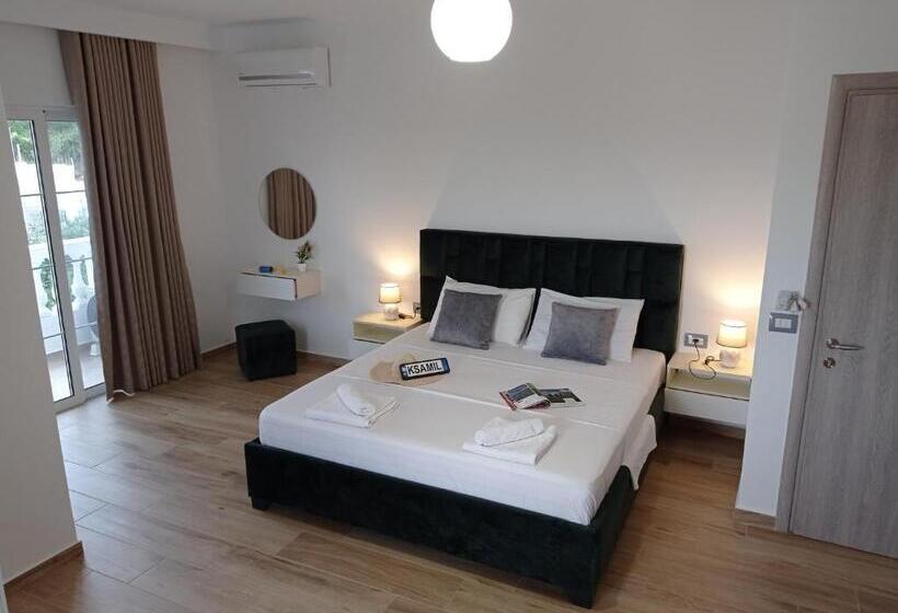 اتاق استاندارد سه تخته با بالکن, Tre Isole Ksamil