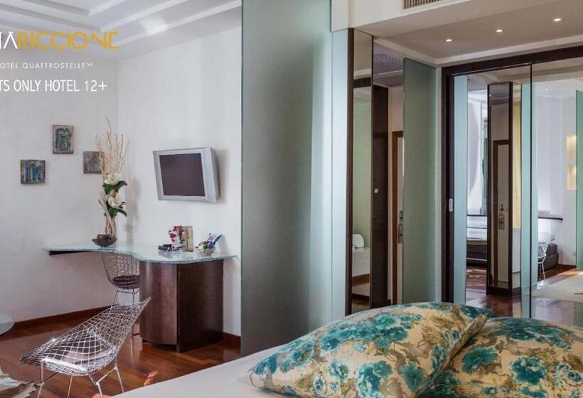 Люкс с гидромассажем, Luna Riccione E Aqua Spa Only Adults +12