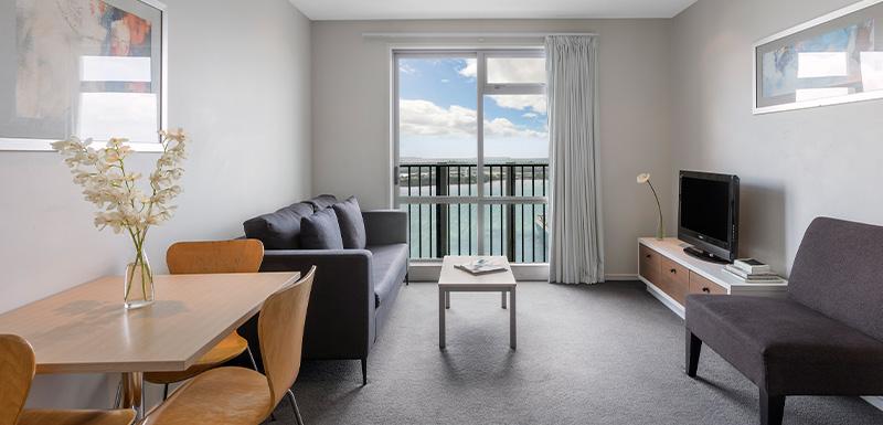 침실 2개 아파트, Auckland Harbour Suites