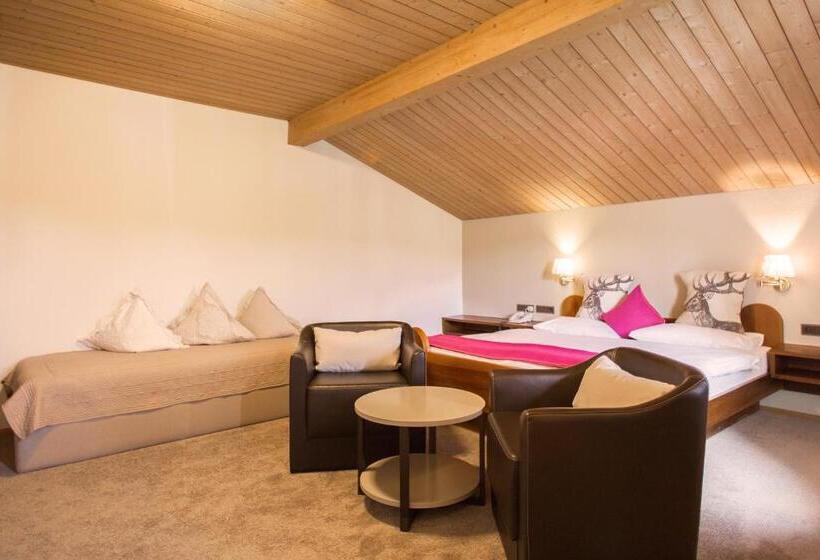 Трехместный Номер Стандарт с Балконом, Garni Römerhof